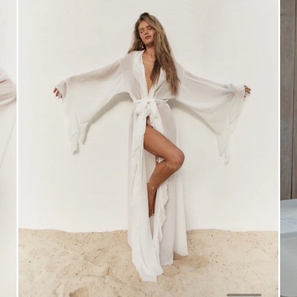 Kat the label x Hanna Schoenberg Hanna robe - Picture 1 of 12